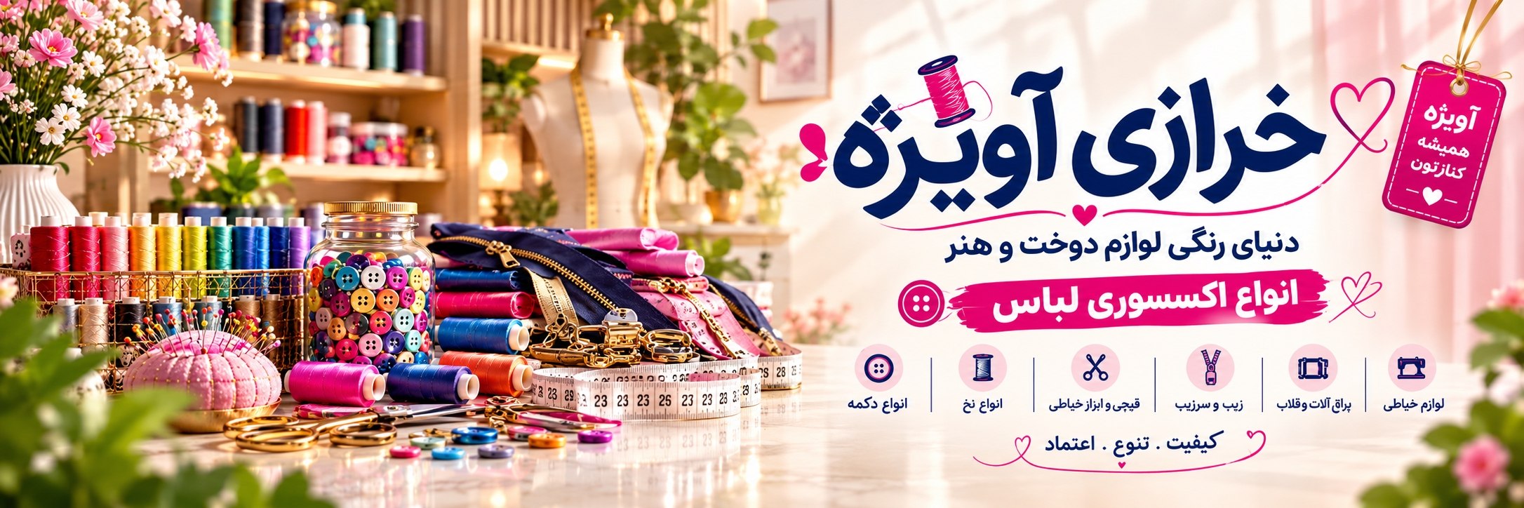 خرید آنلاین لوازم خیاطی