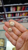 دکمه فلزی طرح دار